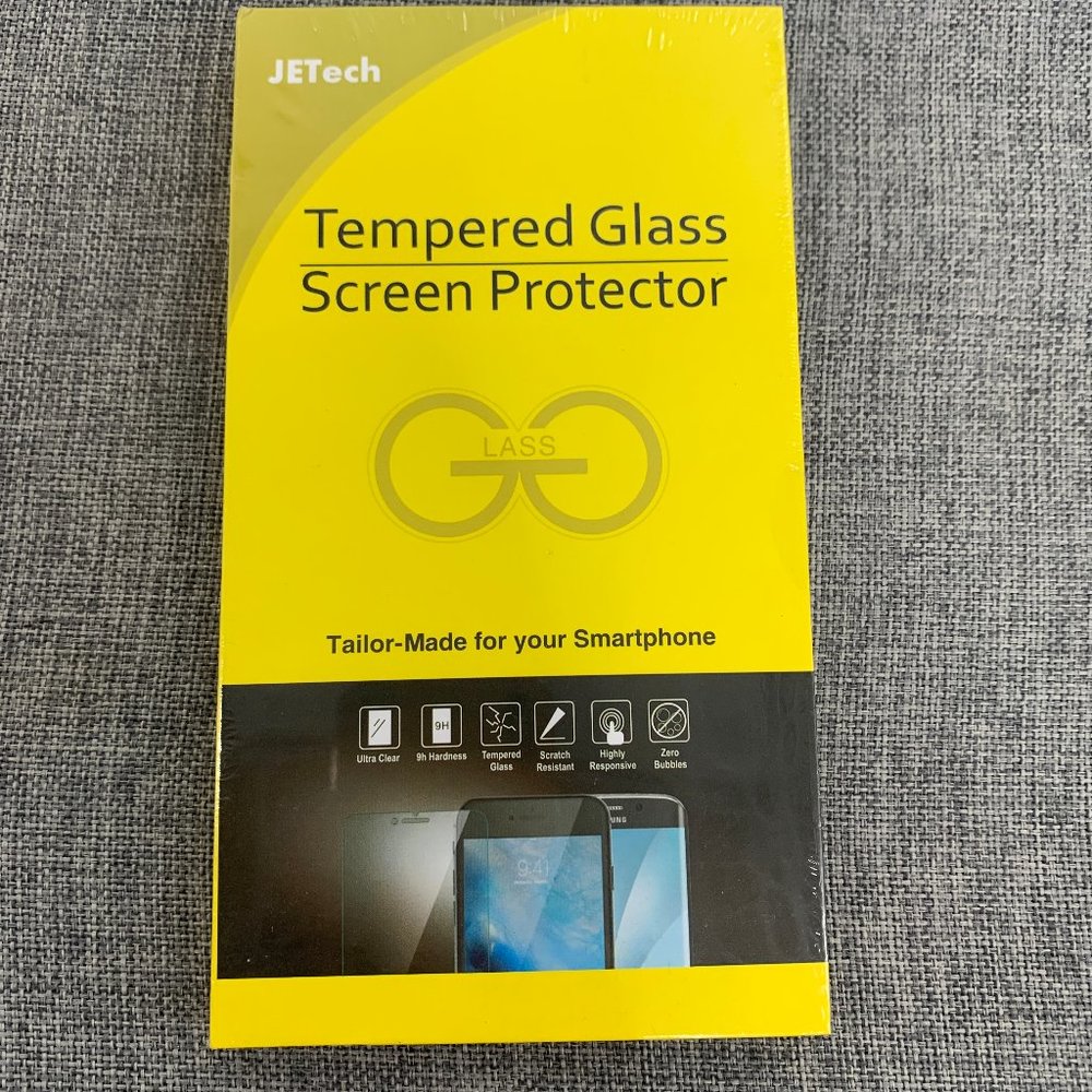 New! JETech Tempered Glass Screen Protector‎ Tailor Made for Smartphone